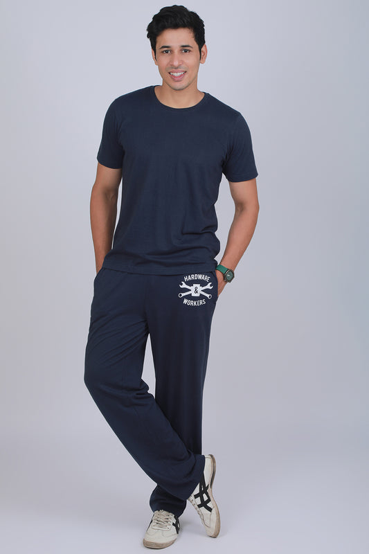 Men's Navy Single Jersey Lounge Wear