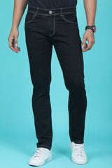 Men's Black Denim Slim Fit RANGER-6014-1 Jean