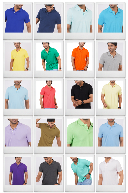 Pack of 20 Core Pique Polo T-shirts