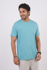 Men's reef water single jersey round neck t-shirt with logo