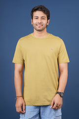Men's willow single jersey round neck t-shirt with logo