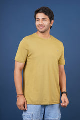 Men's willow single jersey round neck t-shirt with logo