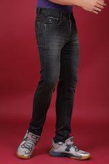 Men's Dark Grey Denim Slim Fit MARS 8014-1 Jean