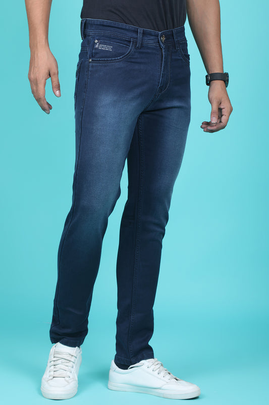 Men's Dark Blue Denim Slim Fit Crux 5032-2 Jean