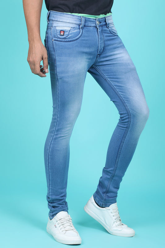 Men's Light Blue Denim Slim Fit MD-7212-2 Jean