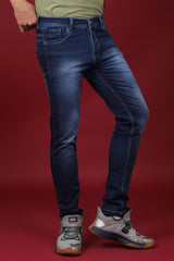 Men's Blue Denim Slim Fit MARS 8010 Jean