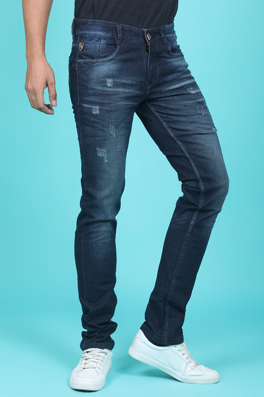 Men's Dark Blue Denim Slim Fit WQLC-5230 Jean