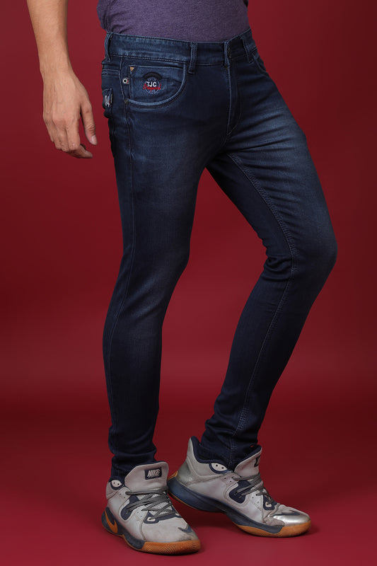 Men's Dark Blue Denim Slim Fit MD-7286-1  Jean