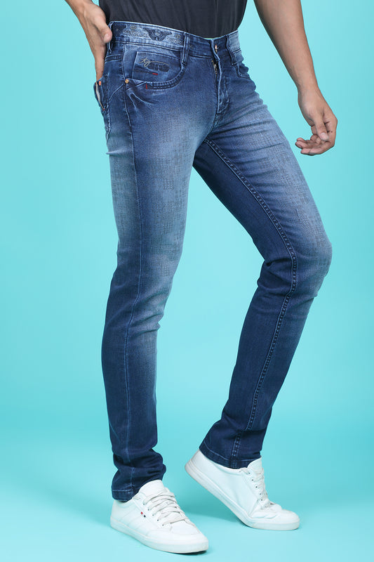 Men's Light Blue Denim Slim Fit DP 4021-1 Jean