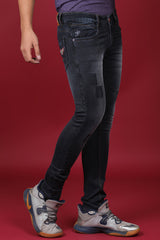 Men's Dark Blue Denim Slim Fit MD-7206 Jean