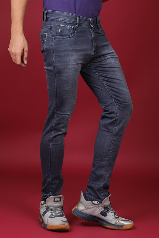 Men's Light Grey Denim Slim Fit MARS 8014 Jean