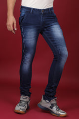 Men's Dark Blue Denim Slim Fit MD-7255 Jean