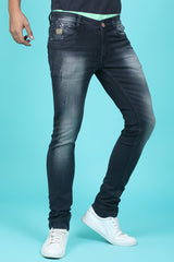 Men's Dark Blue Denim Slim Fit QLC-5341-1 Jean