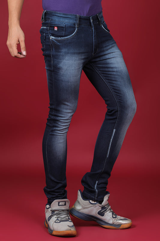 Men's Dark Blue Denim Slim Fit MD-7248 Jean