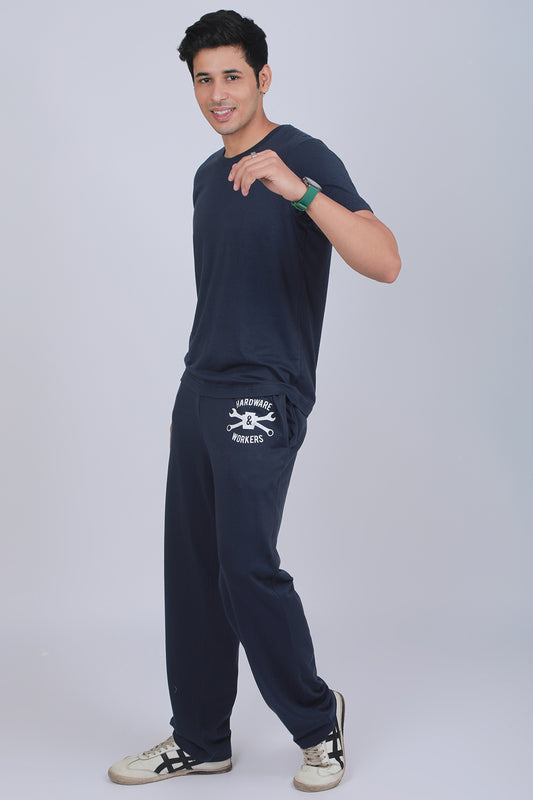 Men's Navy Single Jersey Lounge Wear