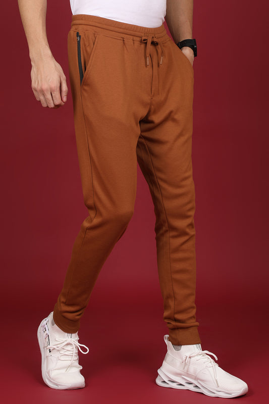 Men's Rubber Solid Joggers