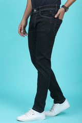 Men's Black Denim Slim Fit RANGER-6014-1 Jean