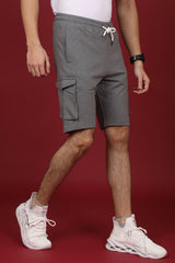 Men's Anthra Melange Cargo Shorts