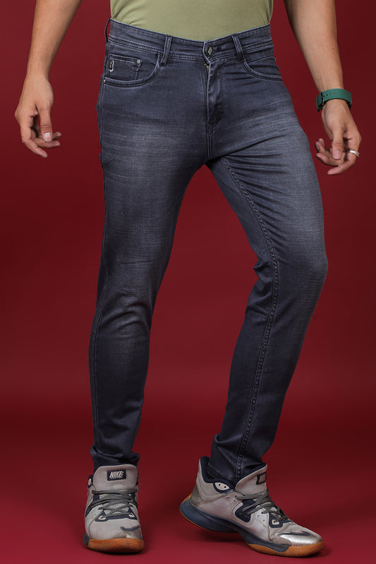 Men's Dark Grey Denim Slim Fit MARS 8015-1 Jean