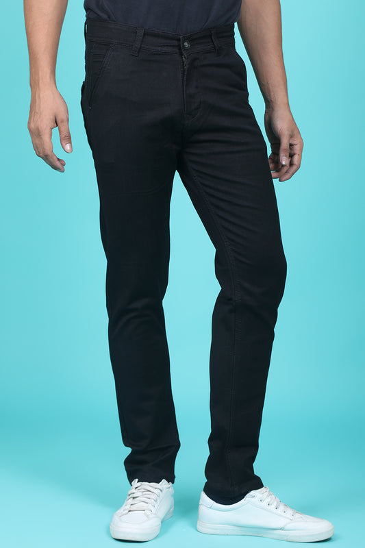 Men's Black Denim Slim Fit RANGER-6019 Jeans