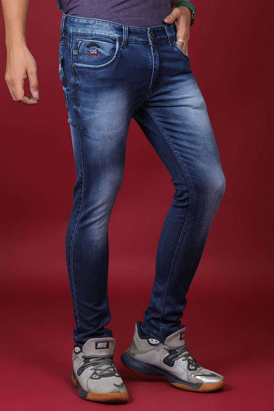 Men's Blue Denim Slim Fit MD-7286-2 Jean