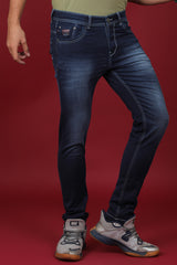 Men's Dark Blue Denim Slim Fit Crux-5024 Jean