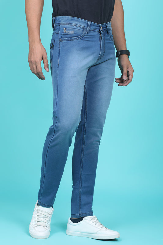 Men's Light Blue Denim Slim Fit Crux-5032 Jean