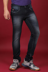 Men's Dark Blue Denim Slim Fit MD-7248-1 Jean