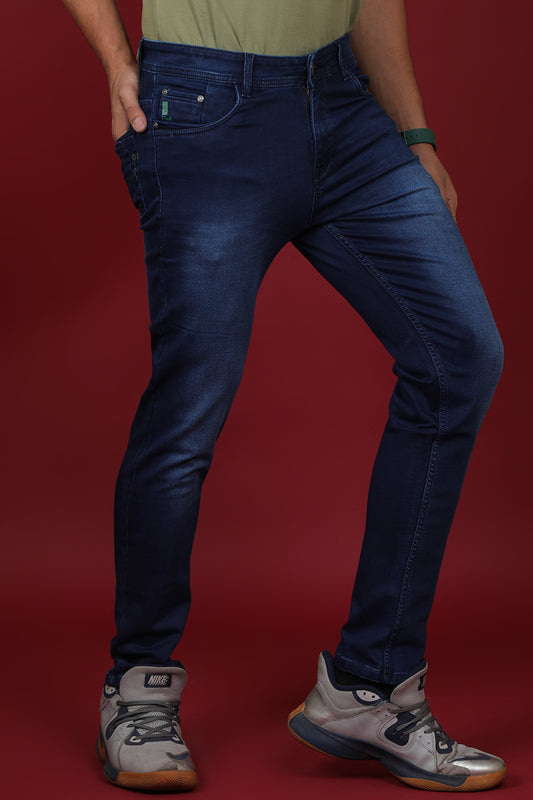 Men's Dark Blue Denim Slim Fit Crux-5036-1 Jeans