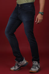 Men's Dark Blue Denim Slim Fit Crux-5043 Jeans