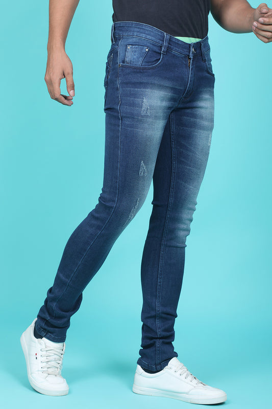 Men's Dark Blue Denim Slim Fit QLC-5339-2 Jean