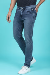 Men's Blue Denim Slim Fit Trend-6503-1 Jeans