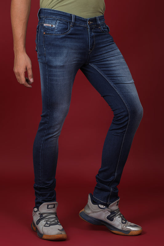 Men's Dark Blue Denim Slim Fit QLC-5258-1 Jean