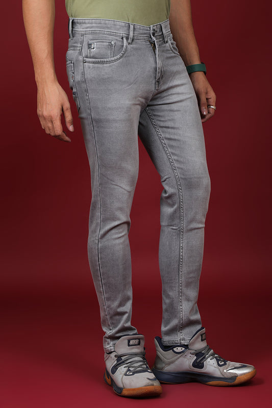 Men's Grey Denim Slim Fit MARS 8015 Jean