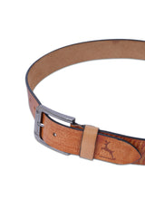 Men’s Stylish Brown Genuine Leather Belt