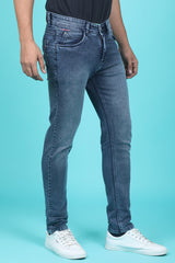 Men's Blue Denim Slim Fit Trend-6503-1 Jeans