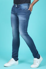 Men's Blue Denim Slim Fit MD-7212 Jean