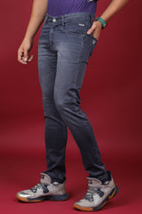 Men's Light Grey Denim Slim Fit MARS 8014 Jean