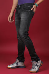 Men's Dark Grey Denim Slim Fit MARS 8014-1 Jean