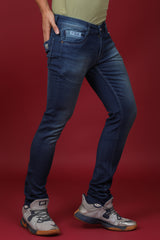 Men's Dark Blue Denim Slim Fit QLC-5306 Jean