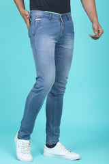 Men's Blue Denim Slim Fit RANGER-6028 Jeans