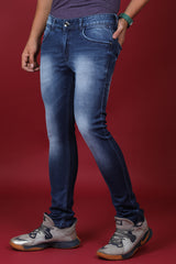 Men's Blue Denim Slim Fit MD-7286-2 Jean