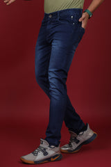 Men's Dark Blue Denim Slim Fit Crux-5036-1 Jeans