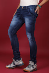 Men's Dark Blue Denim Slim Fit MD-7255 Jean