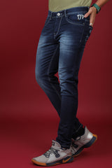 Men's Dark Blue Denim Slim Fit Crux-5024 Jean