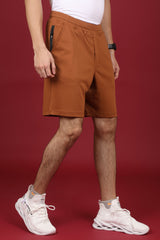 Men's Rubber Solid Shorts