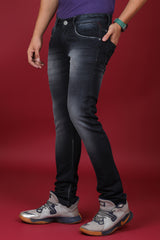 Men's Dark Blue Denim Slim Fit MD-7248-1 Jean