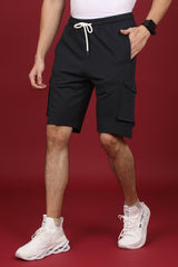 Men's Black Cargo Shorts