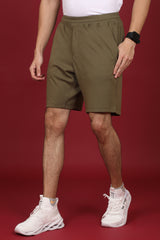 Men's Ivy Green Solid Shorts