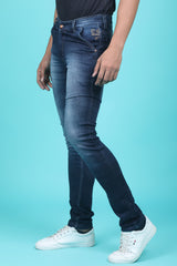 Men's Dark Blue Denim Slim Fit QLC-5255 -1 Jean